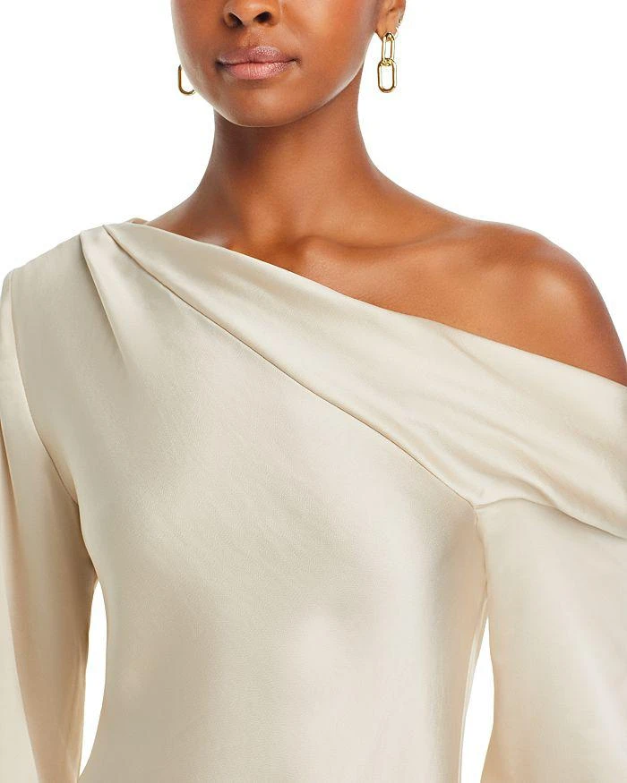 SIMKHAI SMIKHAI Alice Draped One Shoulder Top 4