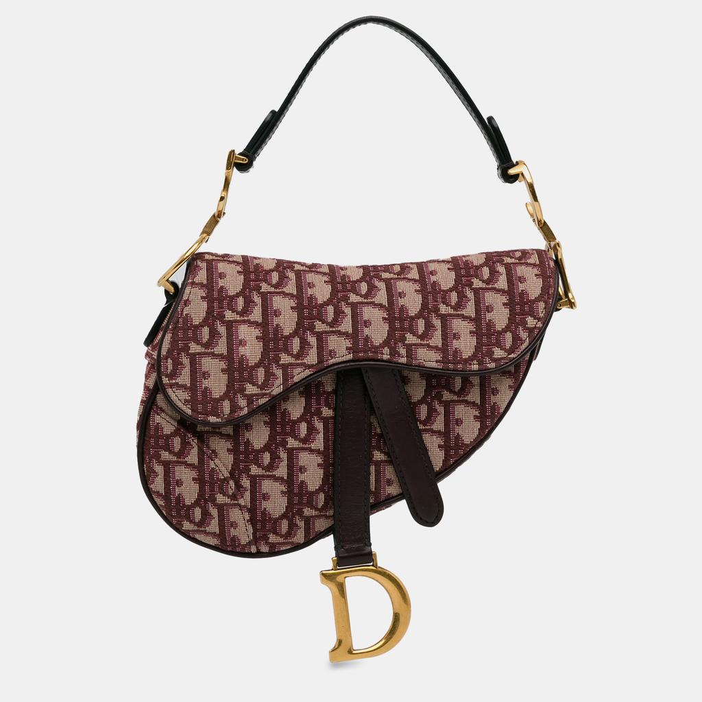 Dior Dior Mini Oblique Saddle Bag
