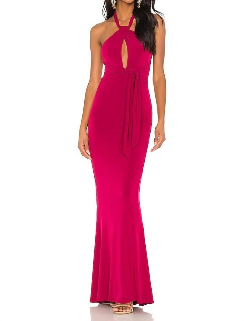 Nookie Nookie - crave halter gown