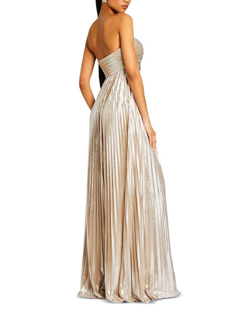retrofête Zoa Strapless Metallic Gown 2