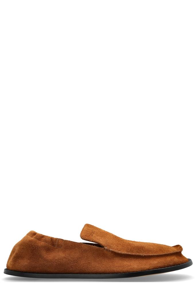 【関税&送料込】Loewe Slippers Loewe Suede Folio Slippers - Business Casual Shoes - BeyondStyle