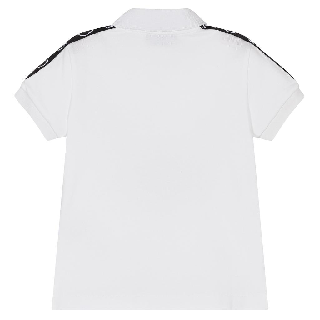 Moschino White Cotton Piqué Polo Shirt