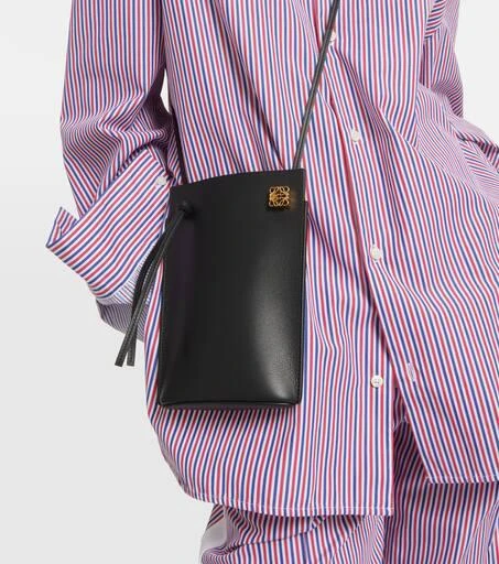 Loewe Dice pocket leather shoulder bag 2