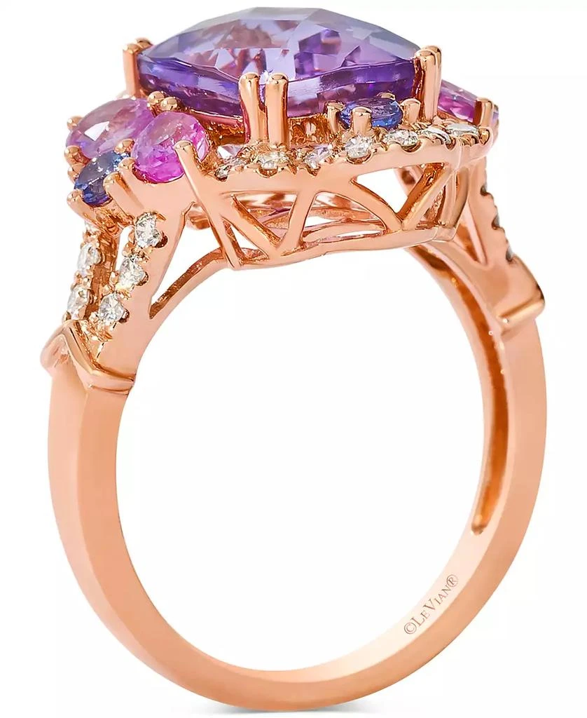Le Vian Multi-Gemstone (4-3/8 ct. t.w.)
Nude Diamond (3/8 ct. t.w.) Statement Ring in 14k Rose Gold 2