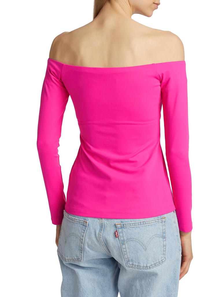 Susana Monaco Jersey Off-the-Shoulder Top