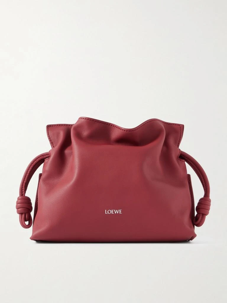 Loewe Flamenco Mini Leather Clutch