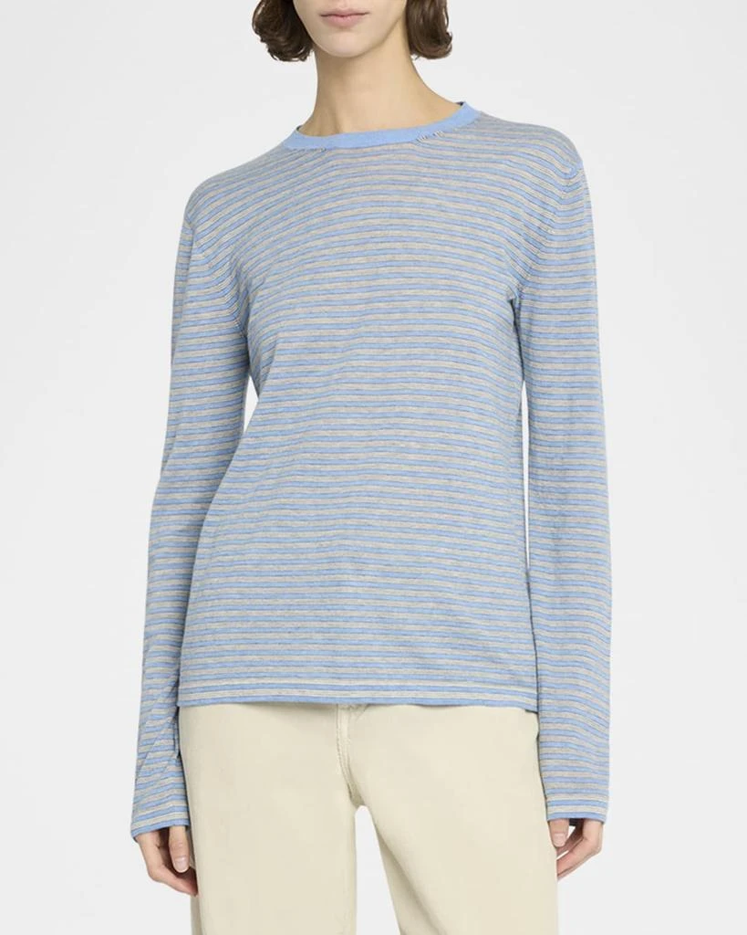 The Row Juhi Stripe Cashmere-Blend Top 4