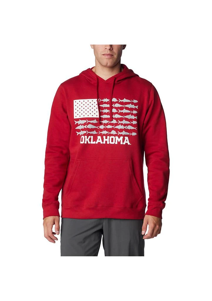 Columbia NCAA Oklahoma Sooners PFG Fish Flag II Pullover Hoodie