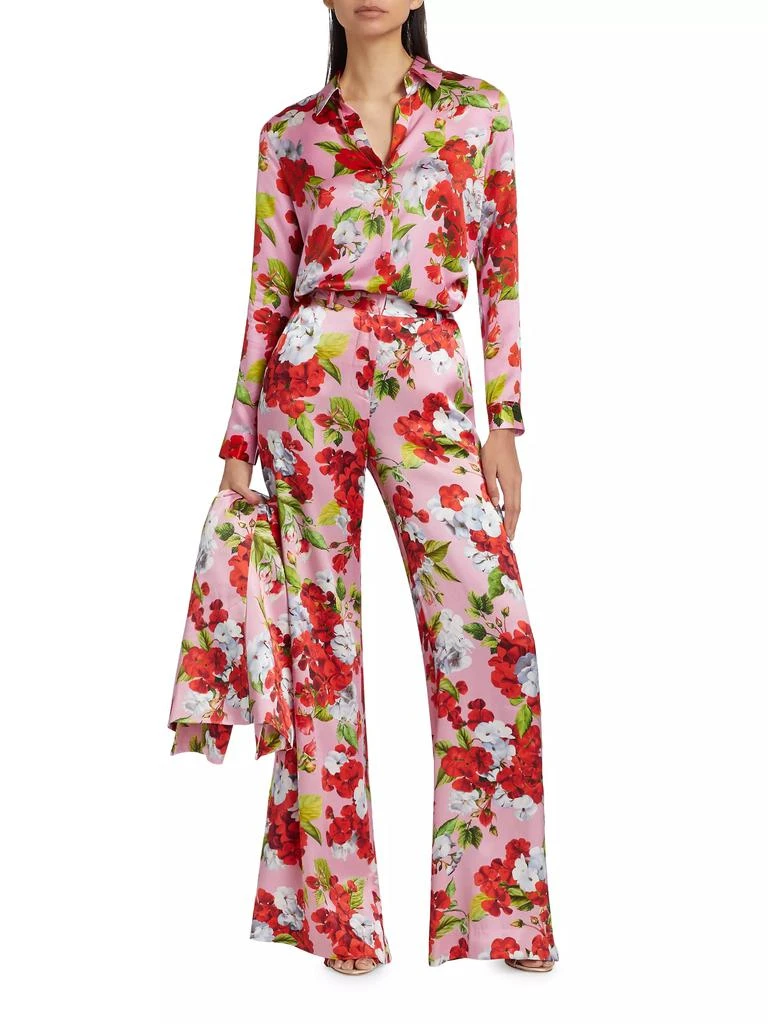 L'Agence Tyler Floral Silk Blouse 2