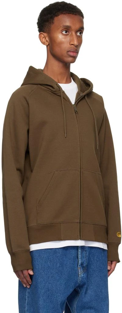 Carhartt WIP Brown Chase Hoodie 2