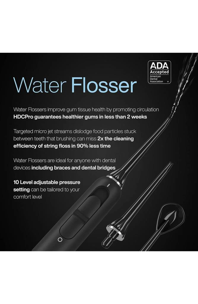 AquaSonic Home Dental Center PRO - Black Series Pro+Oral Irrigator 5