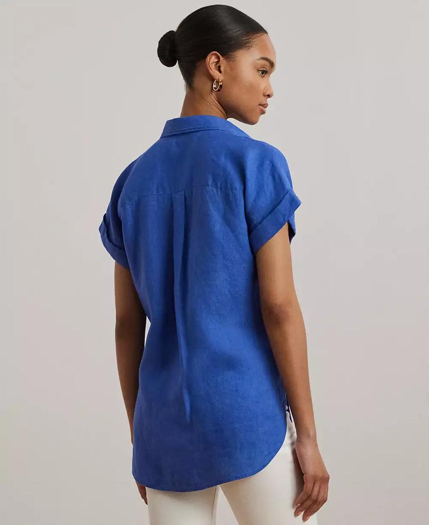 Ralph Lauren Dolman-Sleeve 100% Linen Shirt