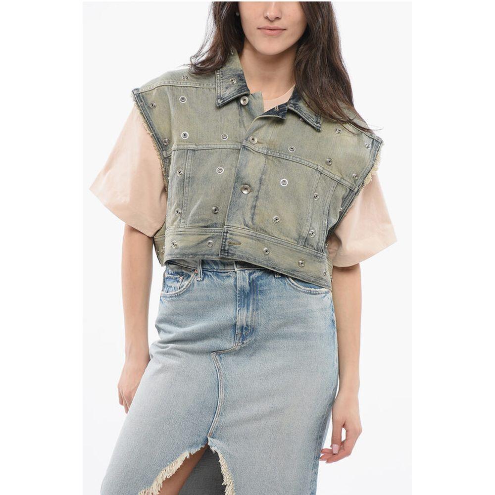 Rick Owens Cropped Jacket with Women's Laces