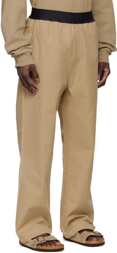 Essentials Tan Cotton Lounge Pants