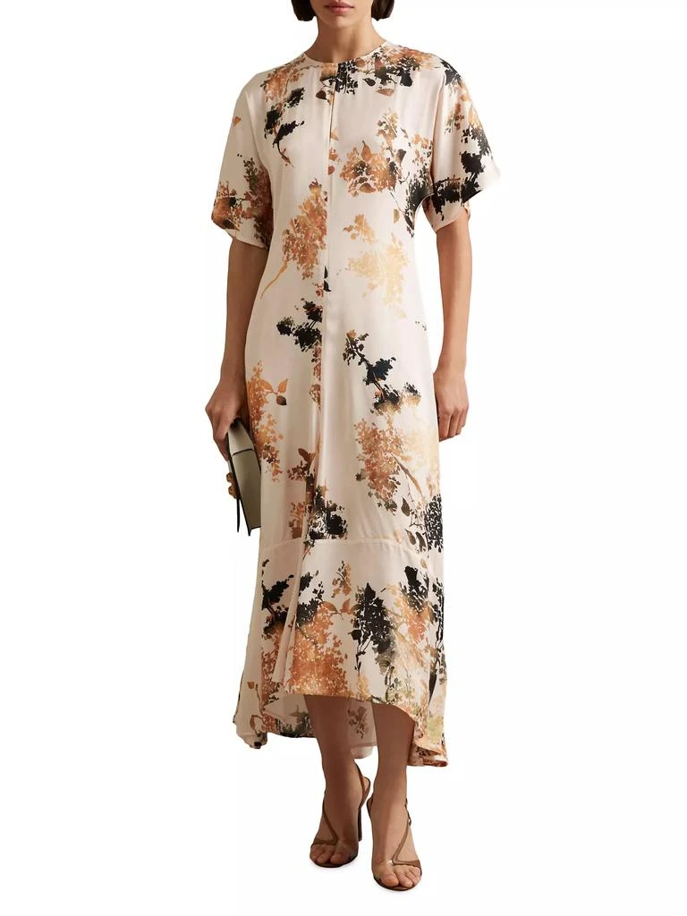 REISS Chrissy Floral Midi-Dress 2