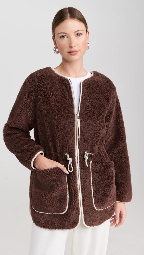 Varley Angelina Sherpa Coat 6