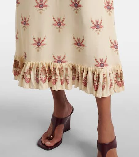 ETRO Cutout printed midi dress 5