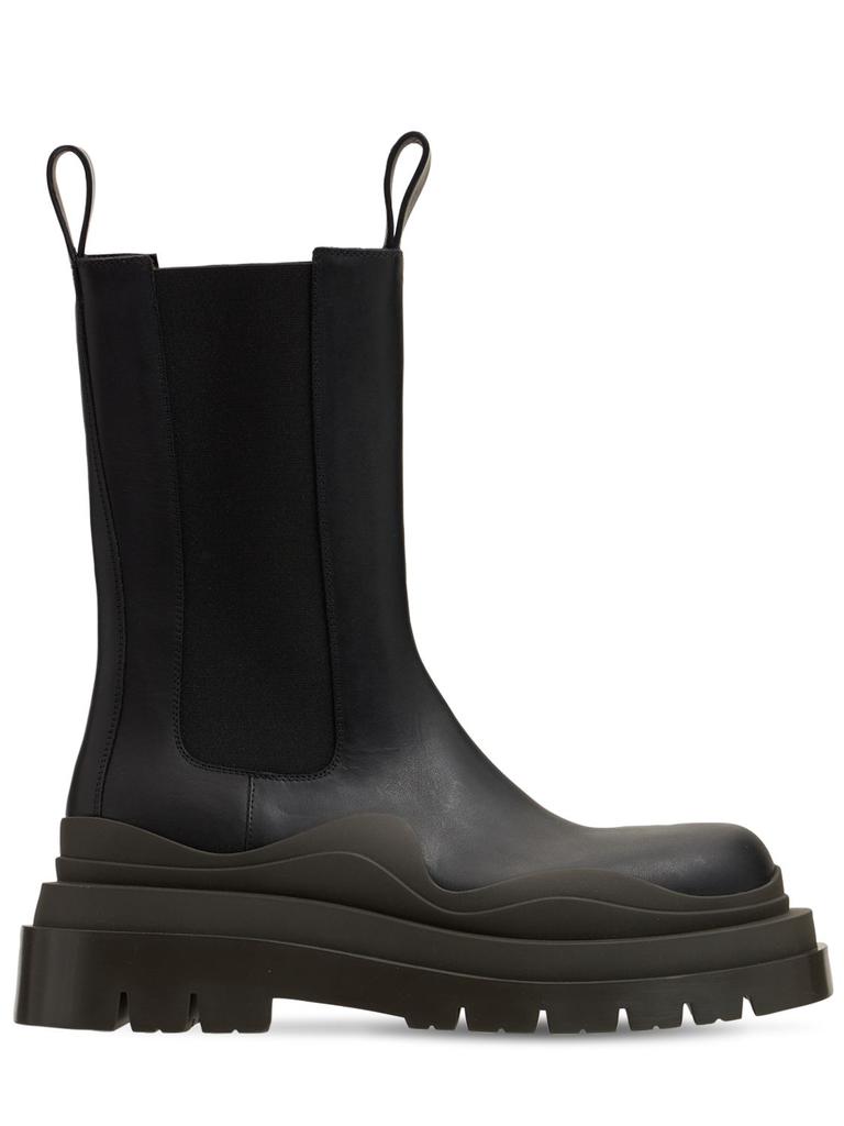 BOTTEGA VENETA 55mm Tire Leather Beatle Boots