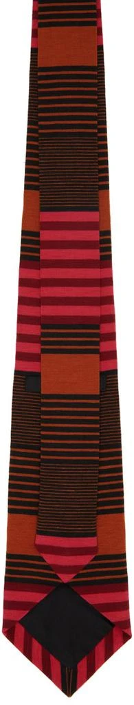 Anna Sui SSENSE Exclusive Orange Stripe Tie 2