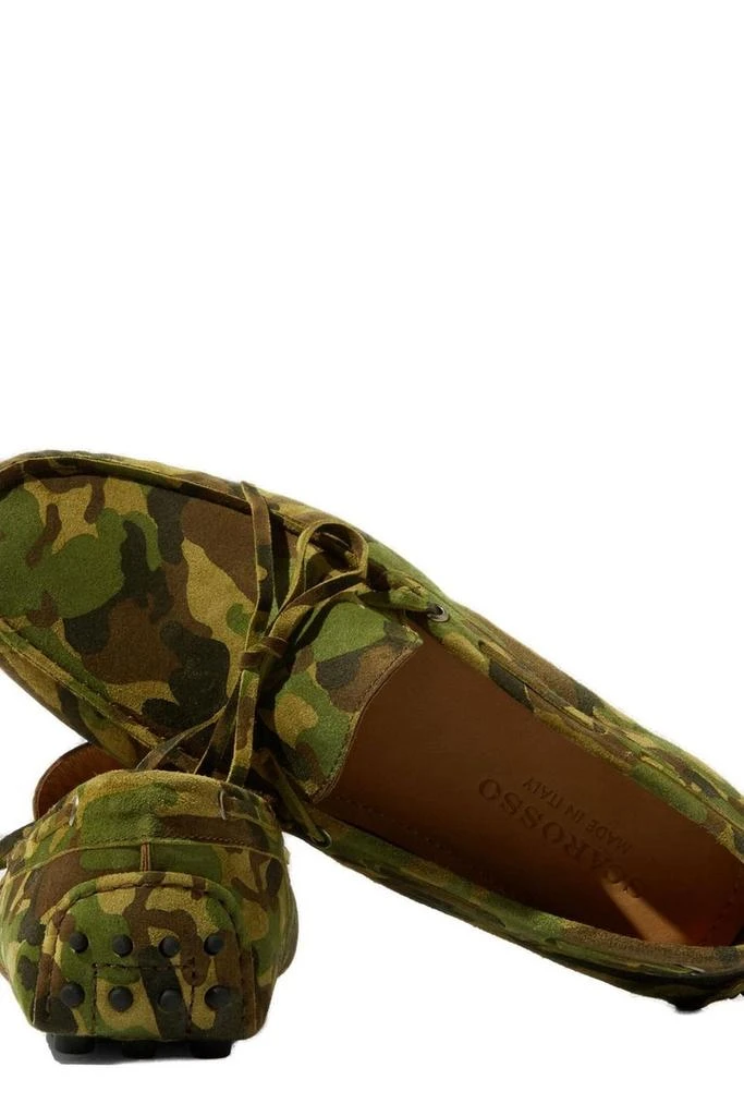 Scarosso Scarosso James Camouflage-Printed Slip-On Loafers 3