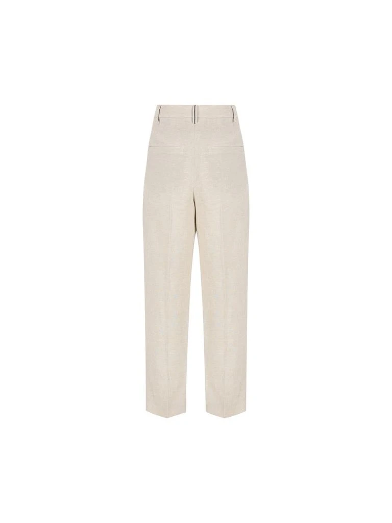 Brunello Cucinelli Brunello Cucinelli Monili Embellished Sparkling Slouchy Trousers 2