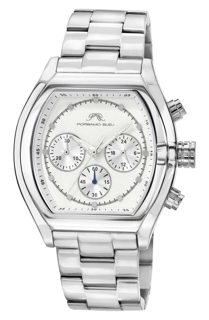 Porsamo Bleu Roman Chronograph Bracelet Watch, 42mm 1