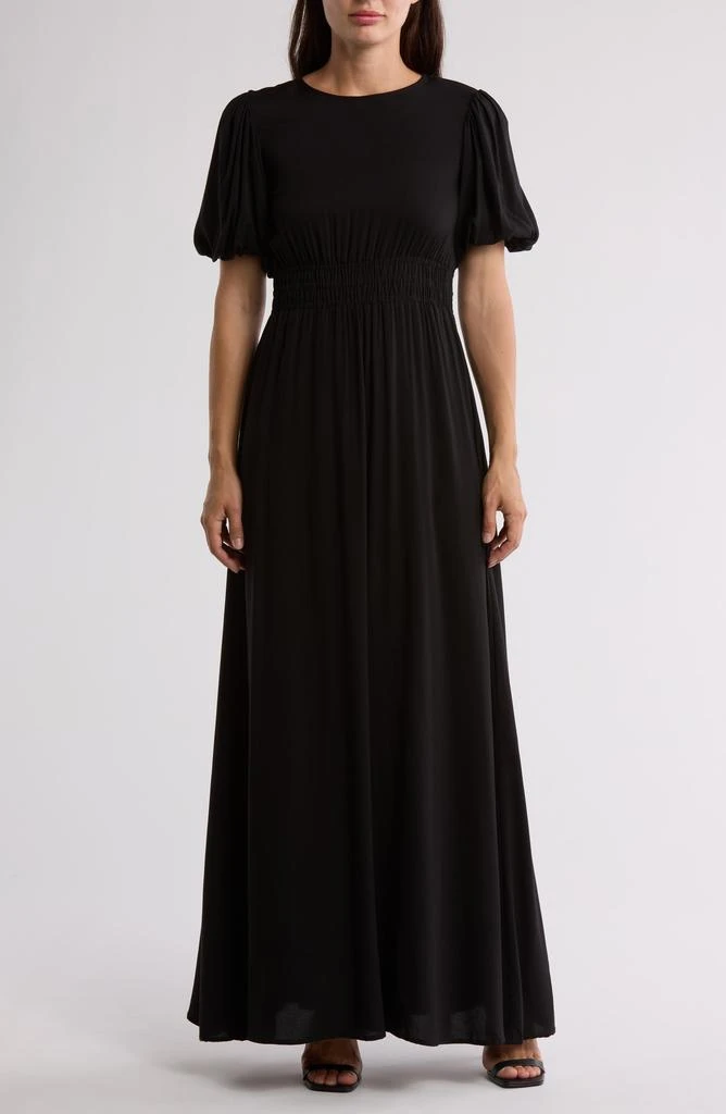 leopard print maxi dress with sleeves Plus Size Leopard Print Surplice Maxi Dress Leopard Print / 4XL
