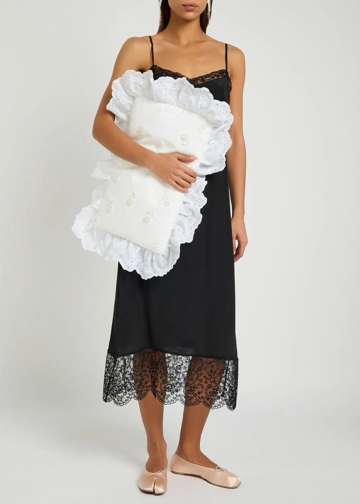 Simone Rocha Pillowcase embroidered padded clutch 7