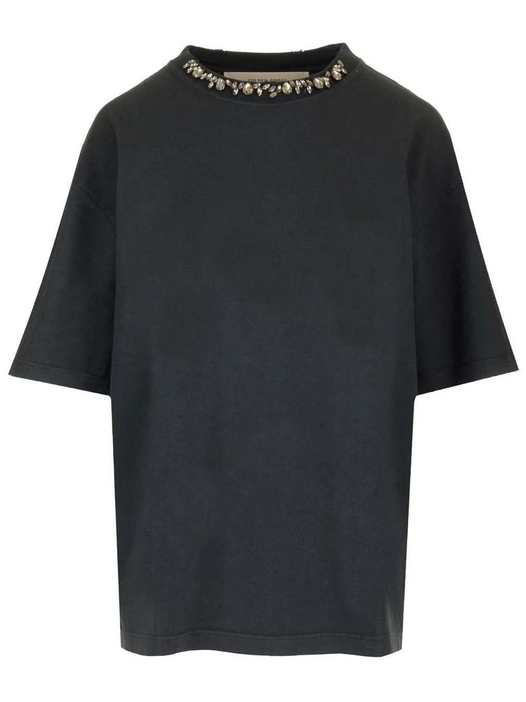Golden Goose Golden Goose Deluxe Brand Embellished-Neck T-Shirt 1