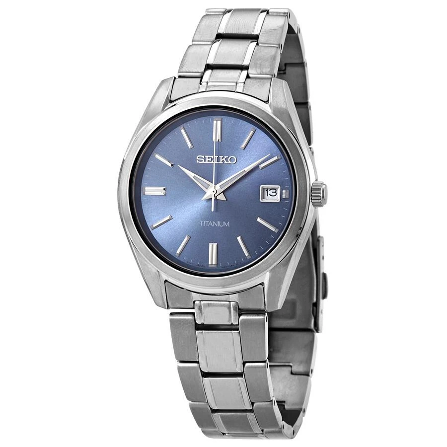 Seiko Essentials Quartz Blue Dial Men
s Watch SUR371