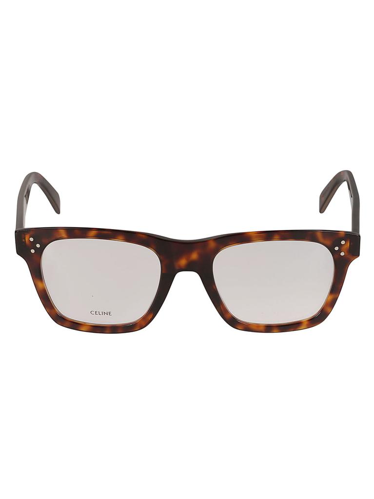 Celine Flame Effect Square Lens Glasses