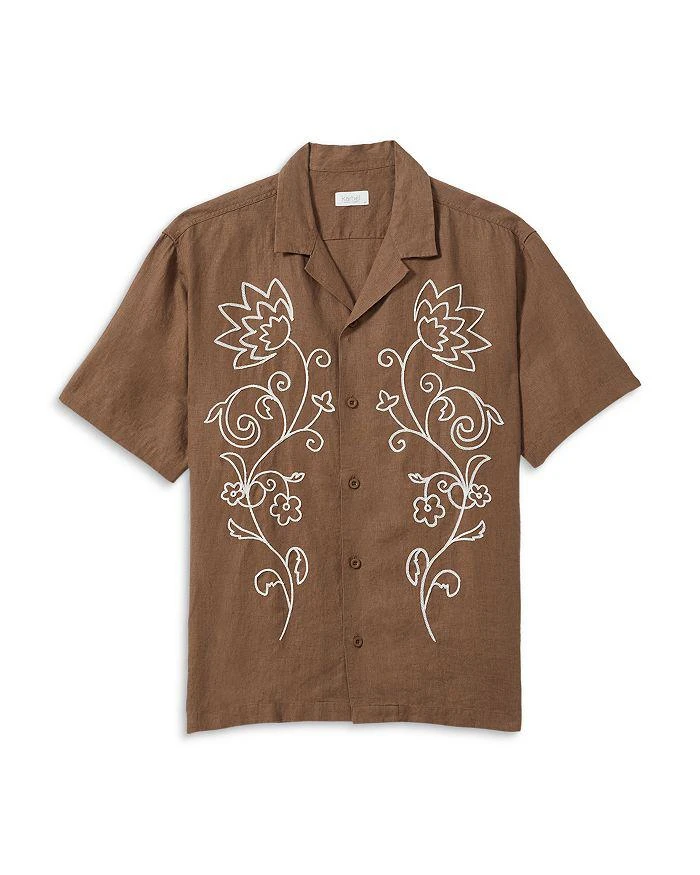 REISS Sonny Embroidered Camp Shirt 6