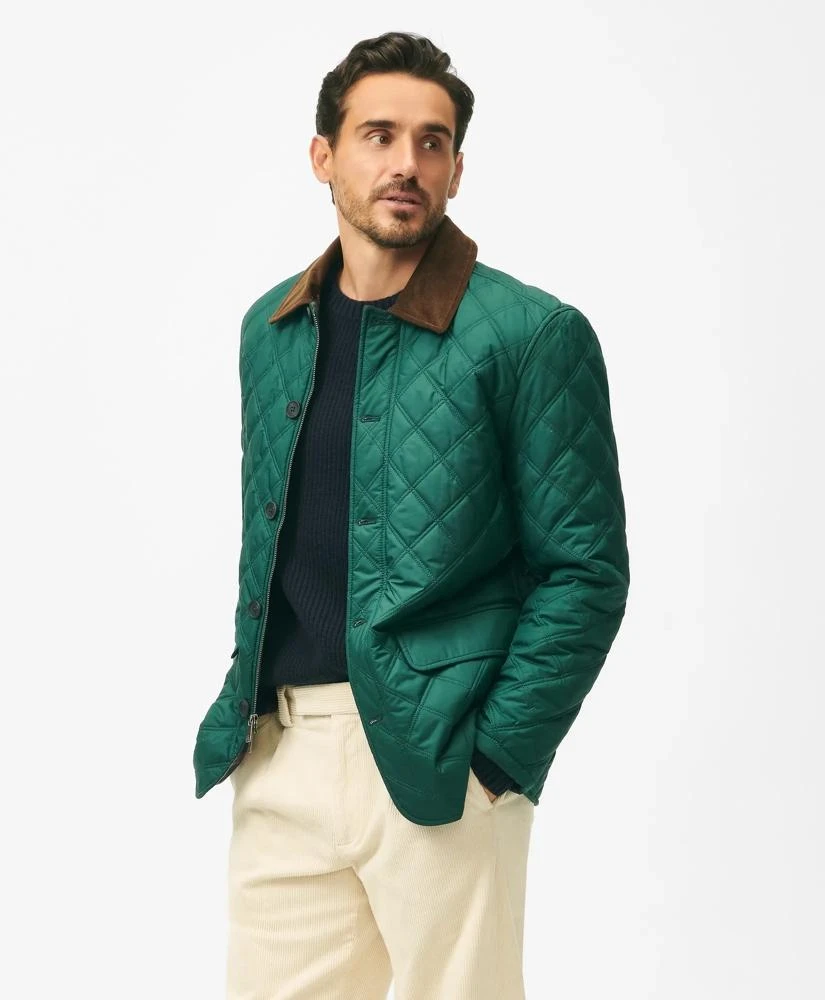 Brooks Brothers Paddock Diamond Quilted Coat 1