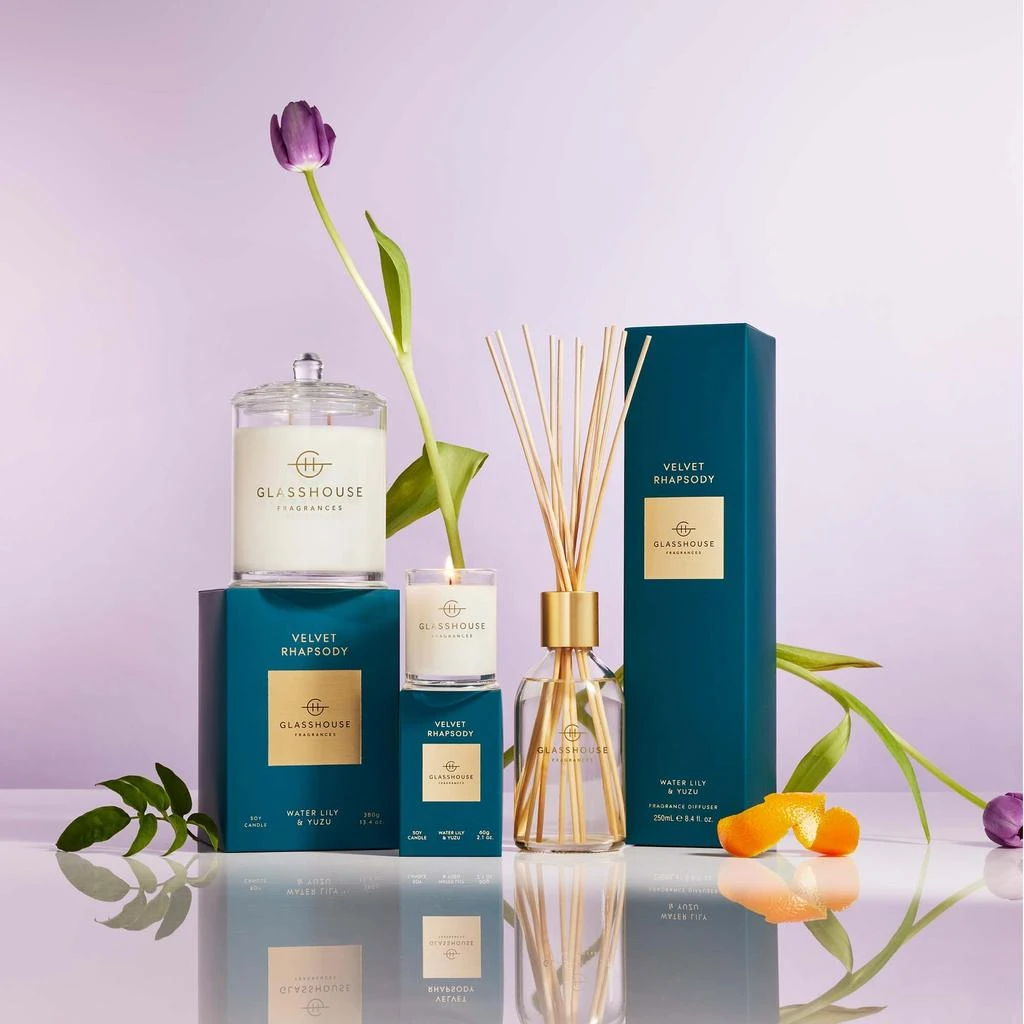 Glasshouse Fragrances Glasshouse Fragrances Velvet Rhapsody 13.4 oz. Triple Scented Candle 2