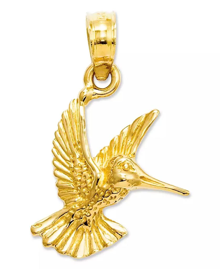 Macy
s 14k Gold Charm, Hummingbird Charm