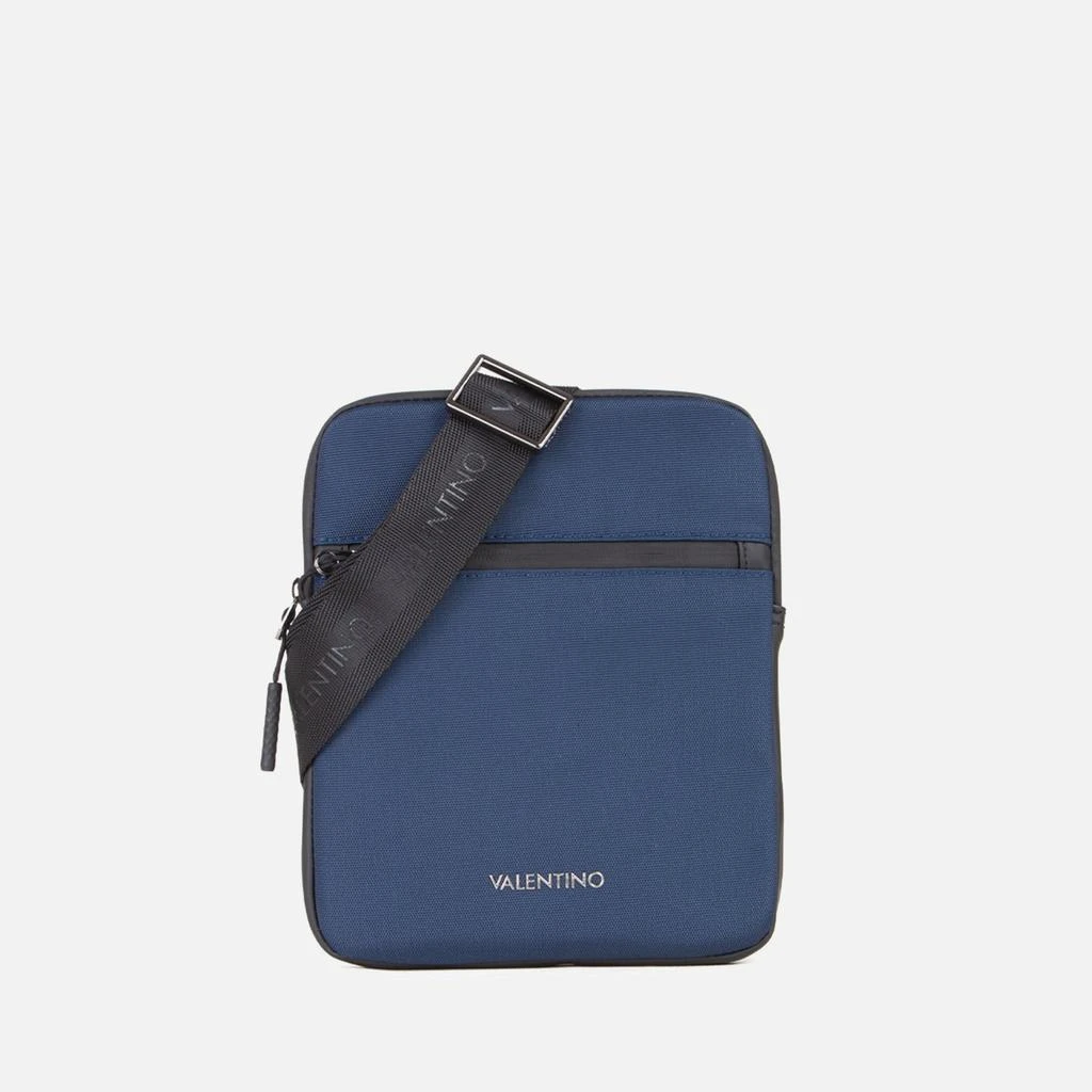Valentino Valentino Tron Canvas and Faux Leather Crossbody Bag 1