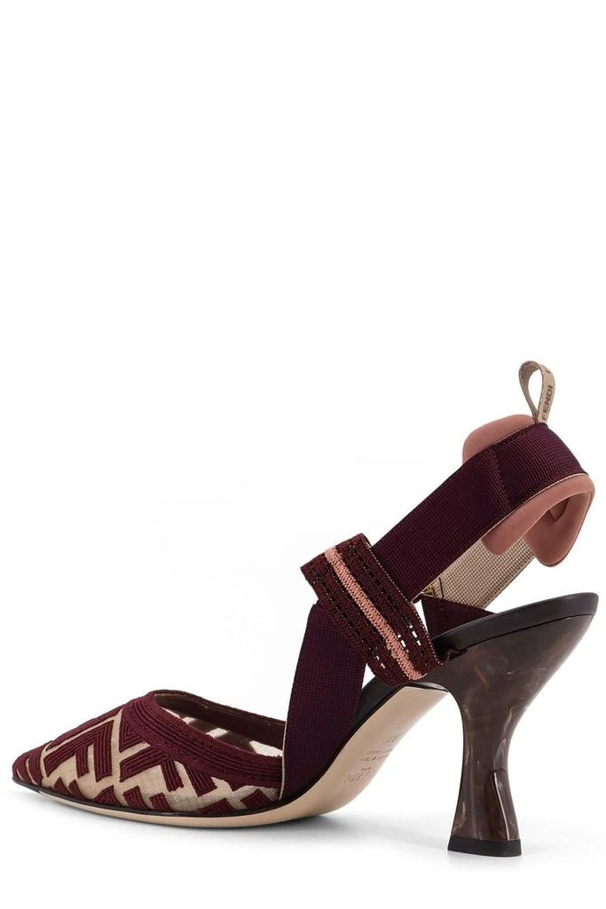 Fendi Fendi Colibrì FF High-Heel Slingback Pumps 3