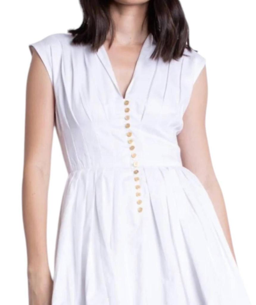Karina Grimaldi Karina Grimaldi - Selena Mini Dress White