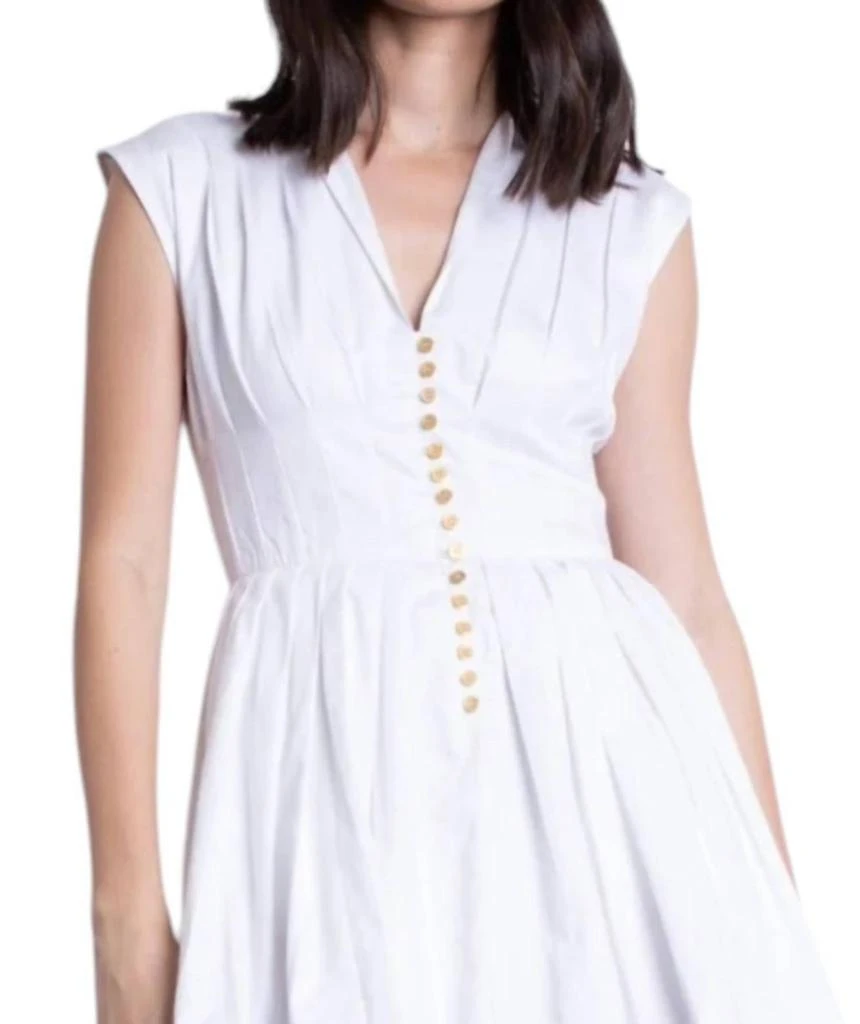 Karina Grimaldi Karina Grimaldi - Selena Mini Dress White 2