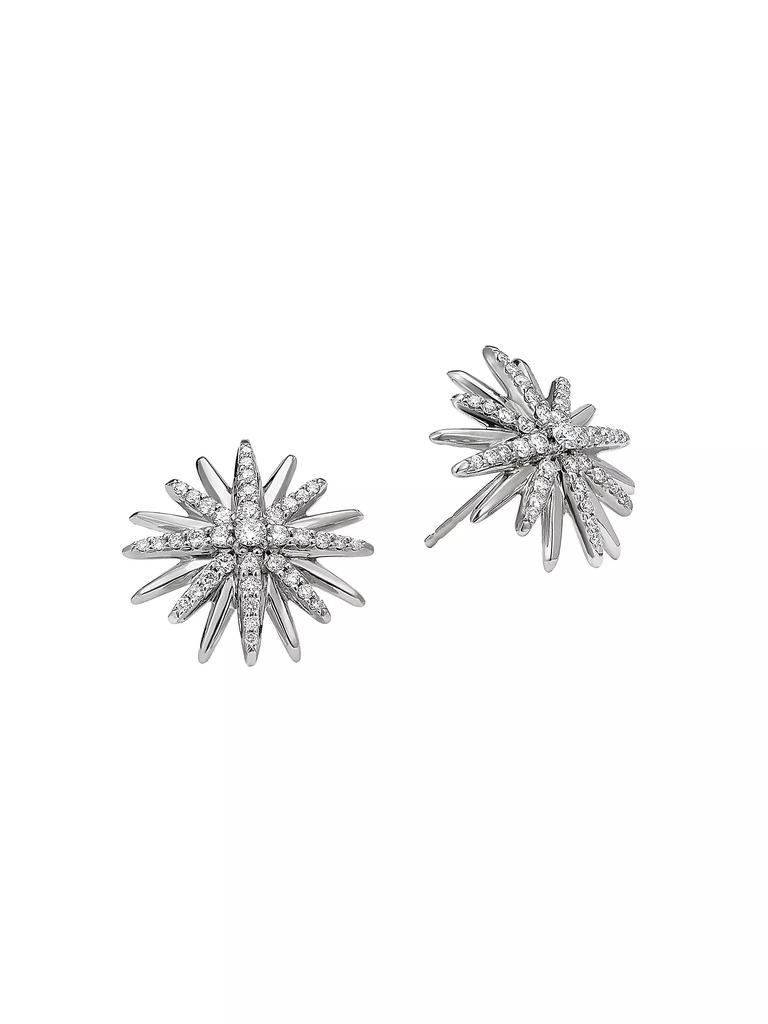 David Yurman Starburst Stud Earrings With Diamonds