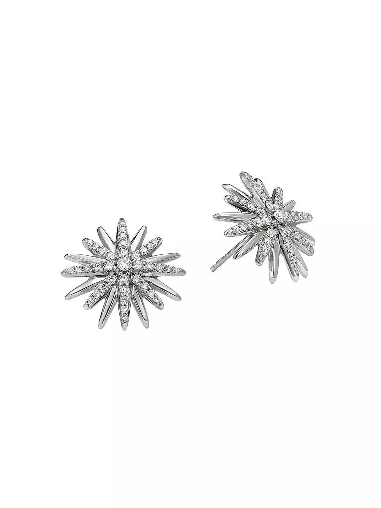 David Yurman Starburst Stud Earrings With Diamonds 1