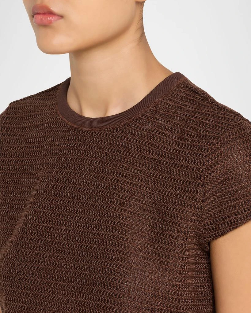 SIMKHAI Lidie Knit Crop Top 5