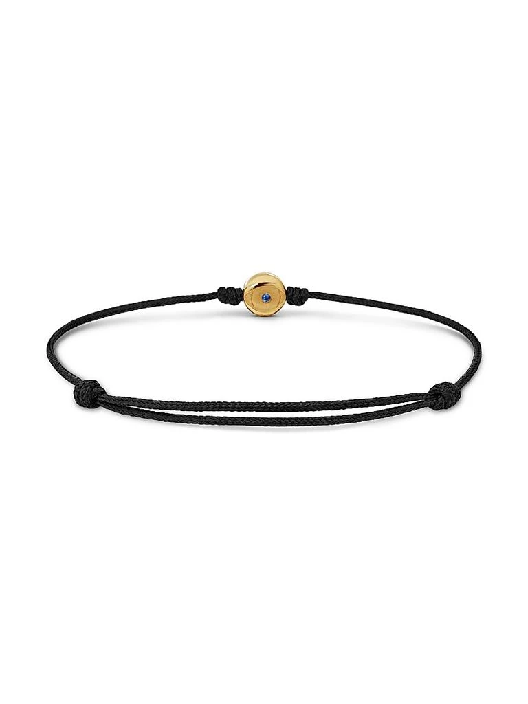 David Yurman Evil Eye Cord Bracelet with 18K Yellow Gold 3