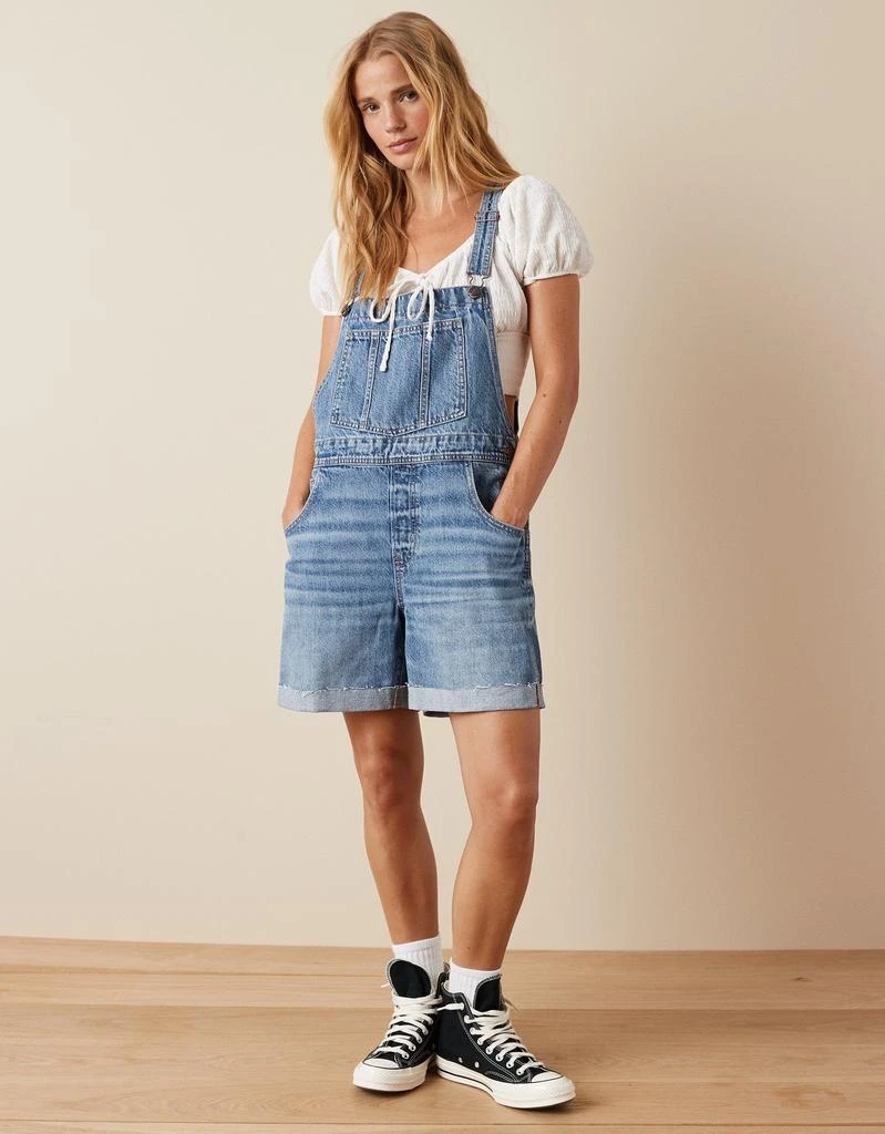 American Eagle Outfitters AE Baggy Overall Short 4