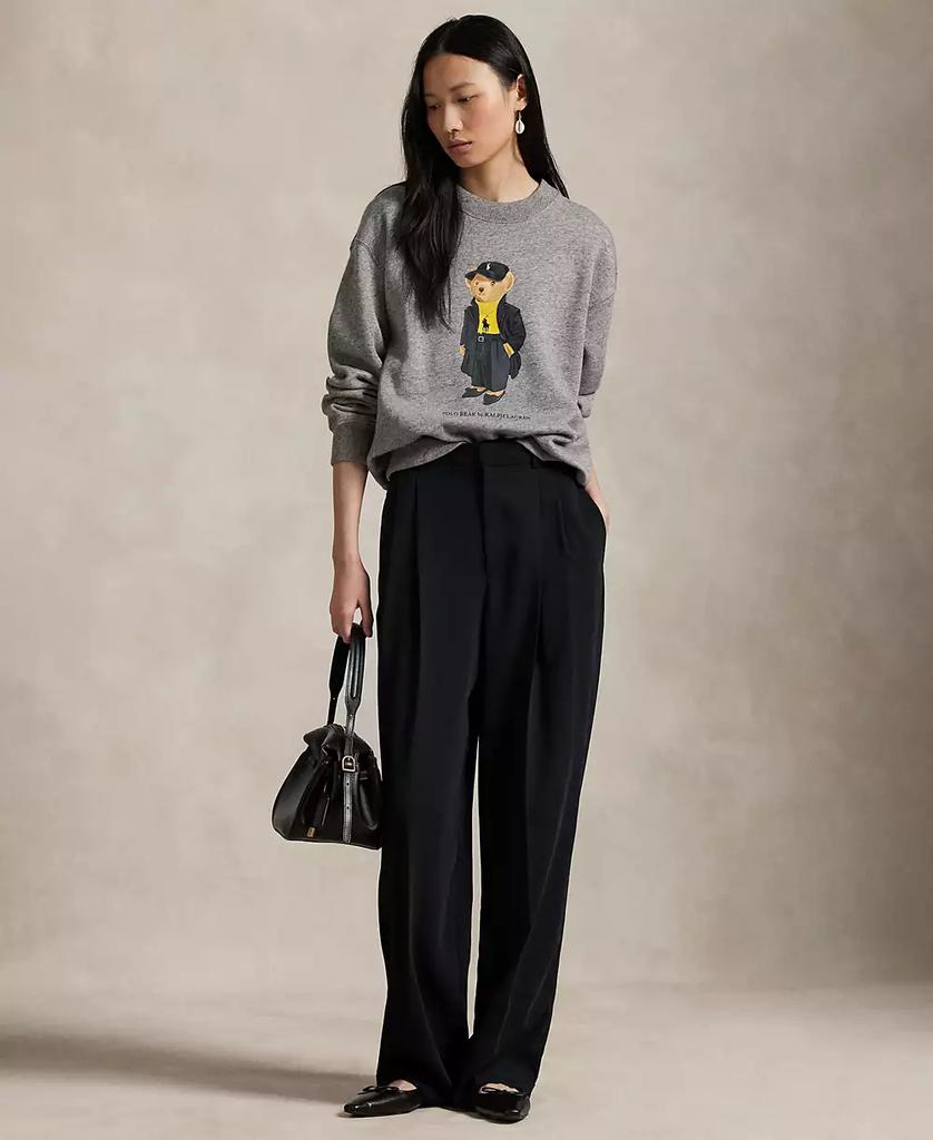 Ralph Lauren Women's Polo Bear Fleece Crewneck Sweatshirt