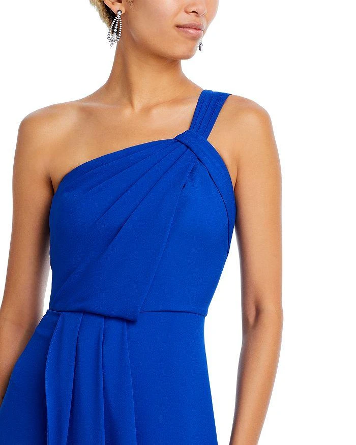 BCBG One Shoulder Faux Wrap Dress 2