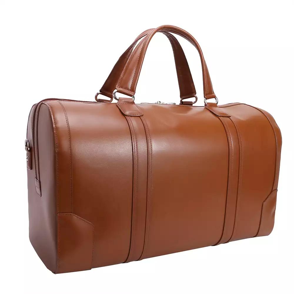 McKlein Kinzie 20" Leather Duffel Bag