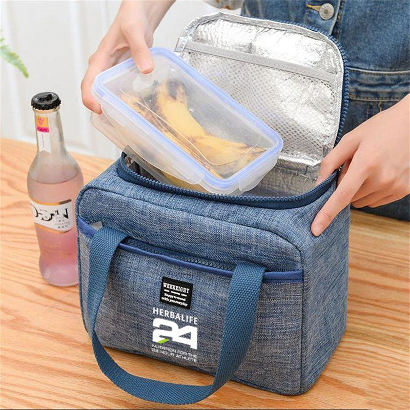 SheShow Portable Insulation Herbalife Lunch Bag Thicken Thermal Insulated Cation Picnic Food Cooler Box Tote Storage Ice Bags Unisex 2