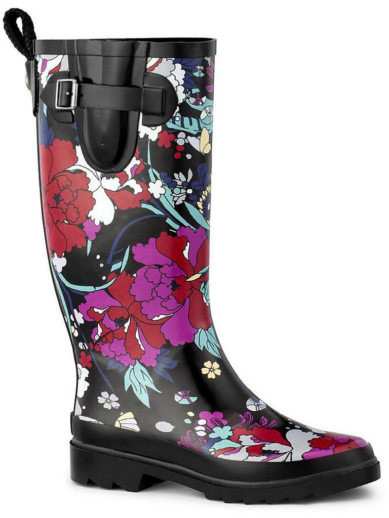 Sakroots Rhythm Womens Printed Knee-High Rain Boots