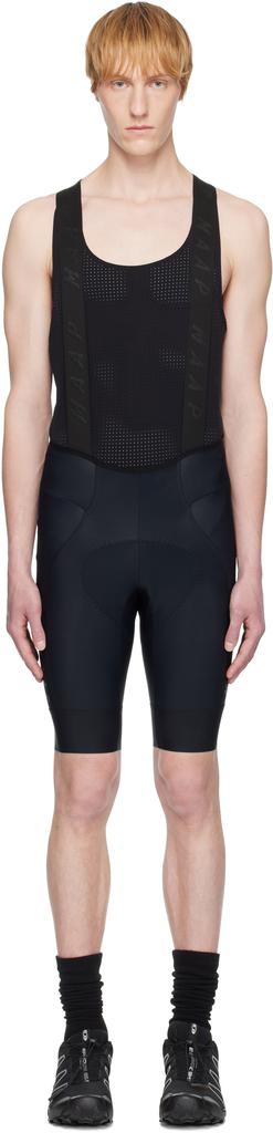 MAAP Black Team Bib Evo Cargo Shorts